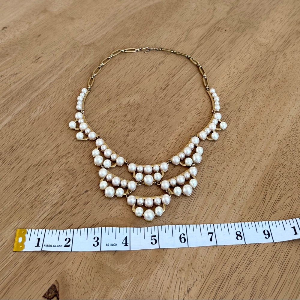 Vintage Stella & Dot Frances Pearl Necklace - Picture 6 of 10